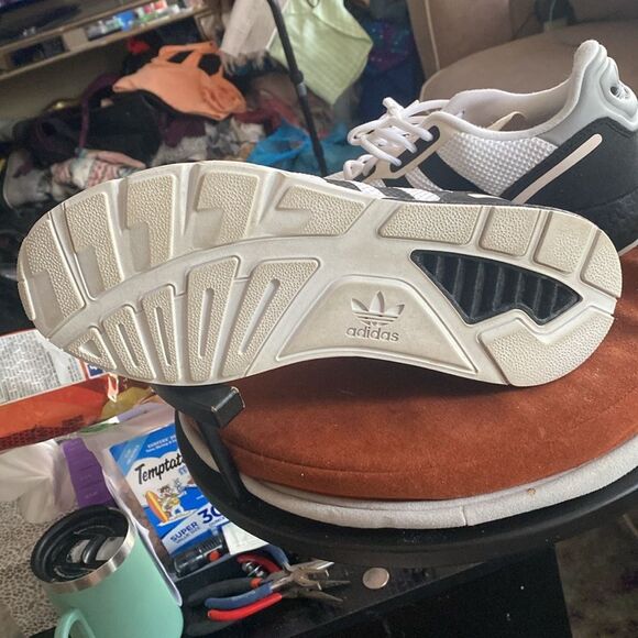 Adidas ZX White and Black with pink highlights Sneakers Men's 11 - Picture 8 of 10